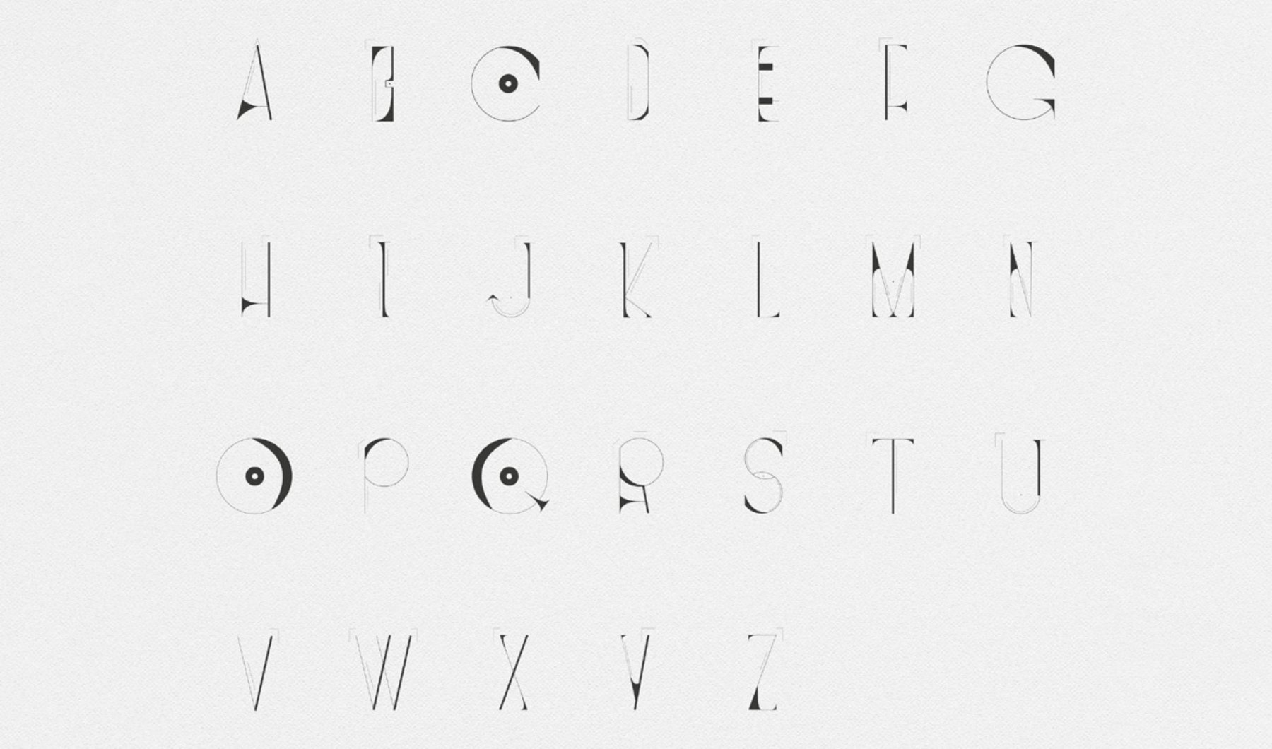 Big Band Display full alphabet specimen