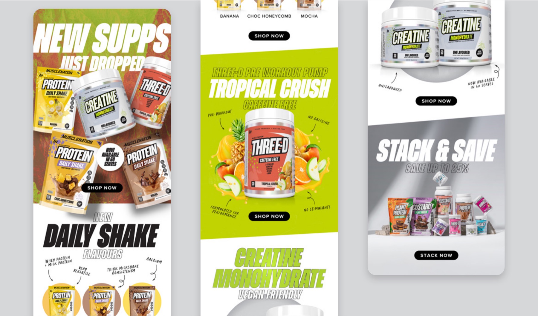 Muscle Nation campaign design